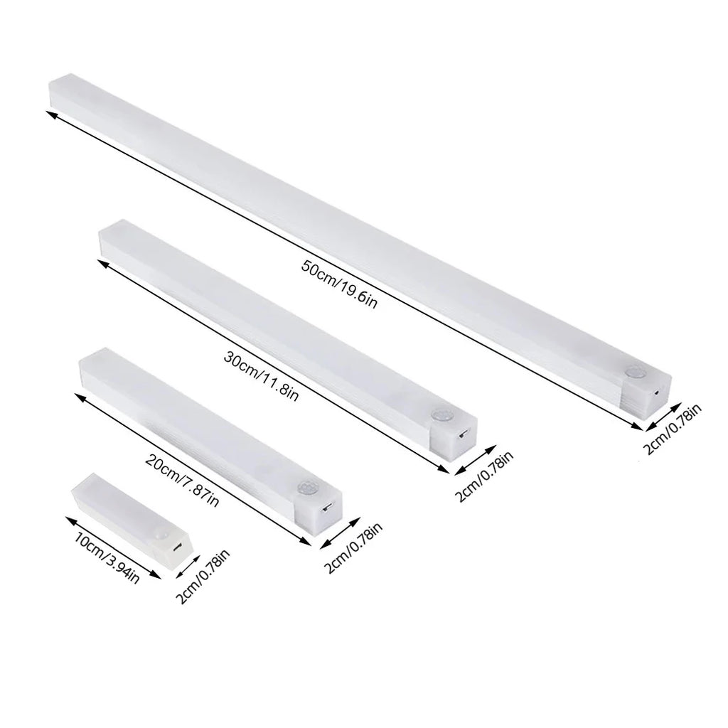 Motion Sensor LED Light Bar – USB Rechargeable